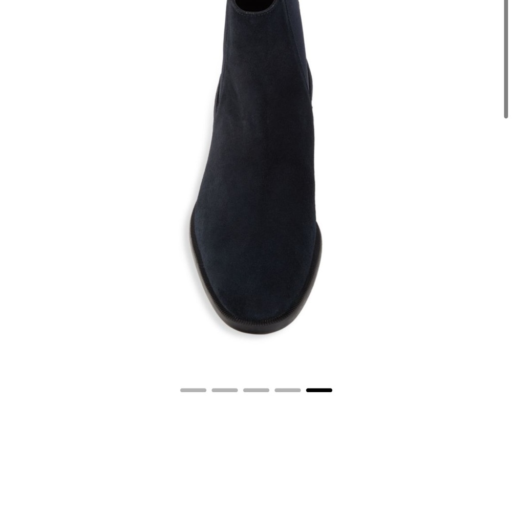 Hugo boss Navy Suede ankle boots MAN. New with tags and in the original box.